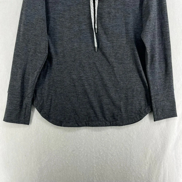 Member's Mark Shirt Women's Sz M Gray Favorite Soft Funnel Neck Pullover - Picture 7 of 11